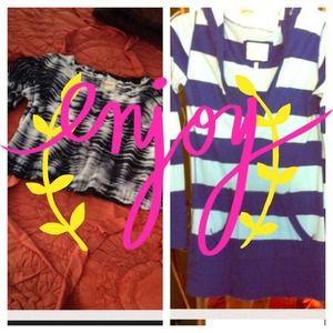 Blue stripe top&gypsy05 sweater trade for hlc04050