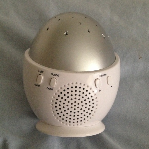 Baby room projector with nature sounds.