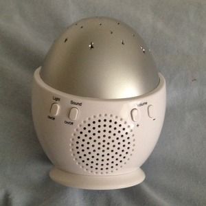 Baby room projector with nature sounds.