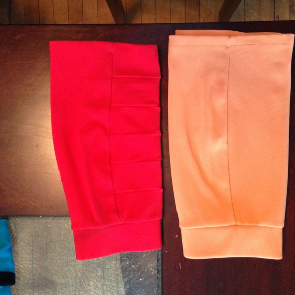 Lot of 2 High Waisted Mini Skirts
