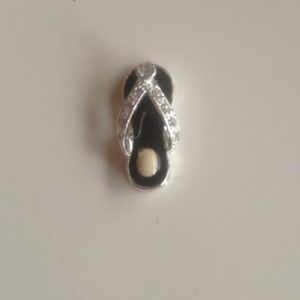 Mini flip flop charm