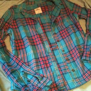 Flannel Hollister button up
