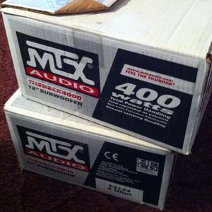 Reduced!!! 2-12" Subwoofer Speakers MTX Audio NEW