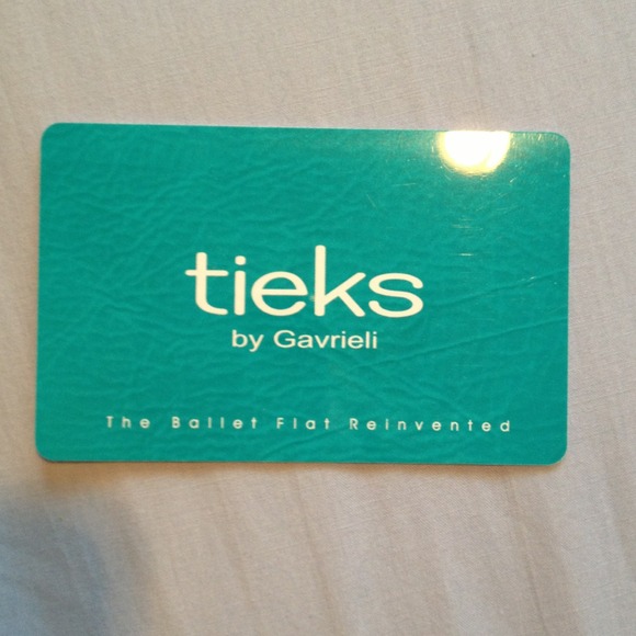 $75 Tieks gift card
