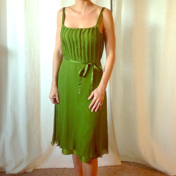 Mango Chiffon Silk Dress