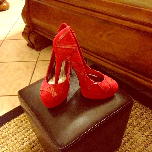 Bakers Red Pumps