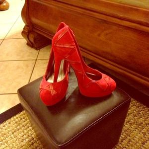 Bakers Red Pumps