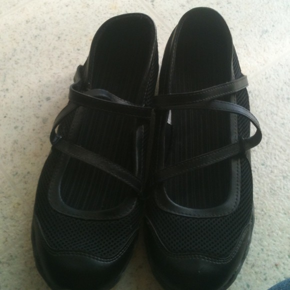 Casual black Mary Janes