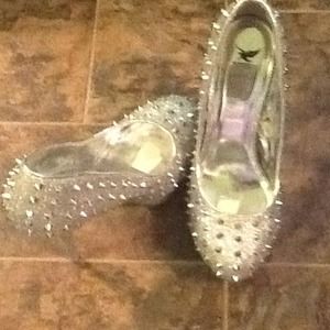 Shiekh silver spiked heels!