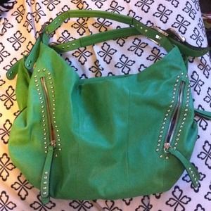 BNWOT B. Makowsky green purse