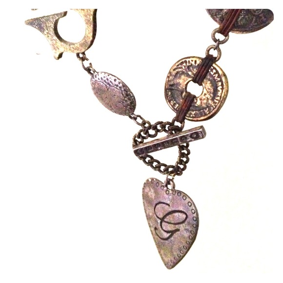 Guess charm choker