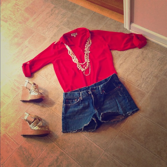 Lucky Brand Denim - 🌹SOLD 🌹Great Lucky jeans shorts, Dungarees