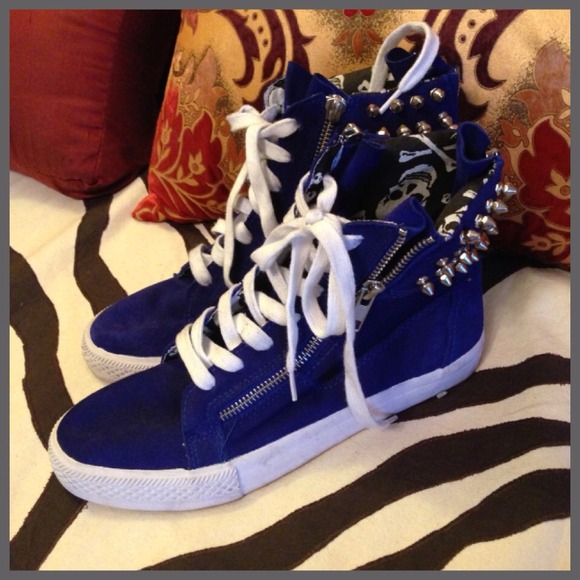 Betsey Johnson Shoes - Betsey Johnson Nxtlvl Spike Sneakers Hightop Shoes