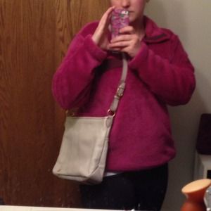 The Sak Cream Leather Purse