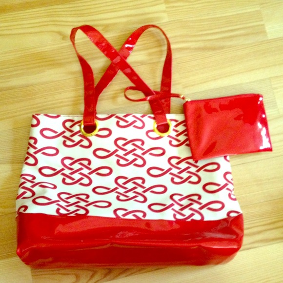 NEW Estée Lauder tote bag with clutch