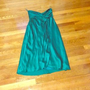 Emerald banana republic dress