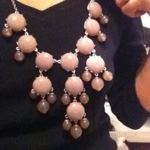 Purple-gray bubble necklace