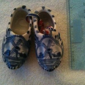 Porcelain Handmade Clogs from Holland