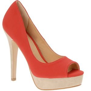 Aldo coral pumps!