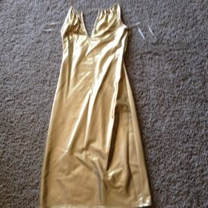 Liquid gold dress