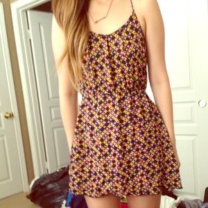 *****ON HOLD*****Multi color floral mini dress