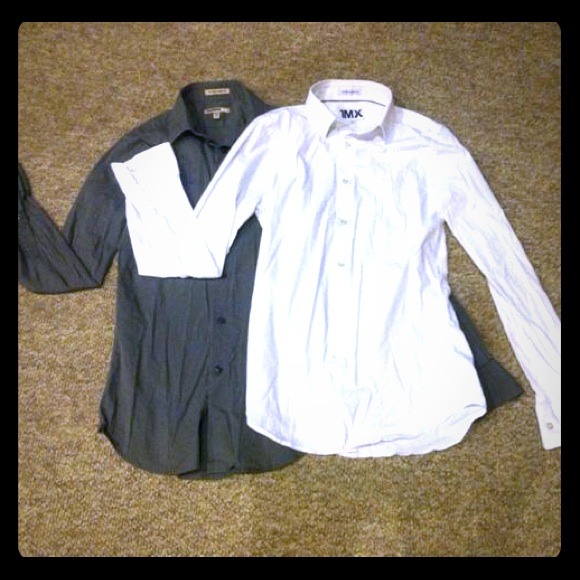2 men 1MX express shirts