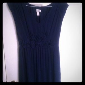 Midnight blue dress from Loft