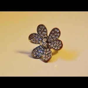 Oversized flower ring from Francescas