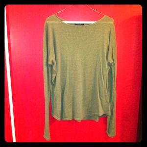 Over sized green sweater