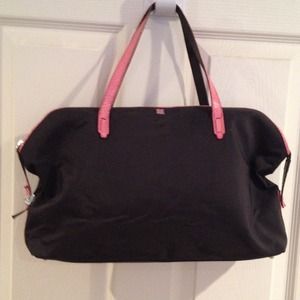 SOLD-Kate Spade Microfiber Leather Trim Bag