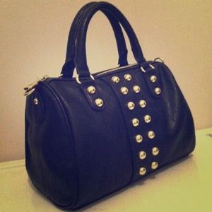 💕RESERVED! Steve Madden Black Studded Satchel