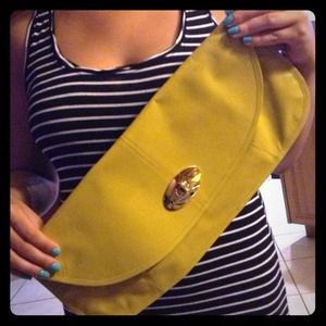 Mustard Yellow Clutch