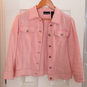 👇Reduced👇DKNY Pink Linen Jacket