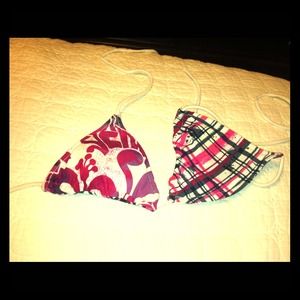 Double sided bathing suit top