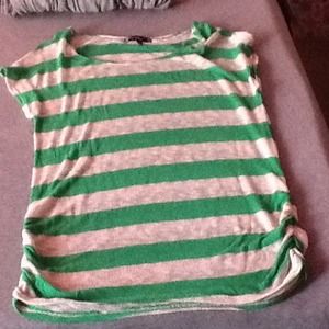 Green Striped Top