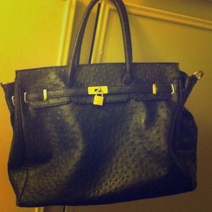 Great faux Birkin Hermes bag!!