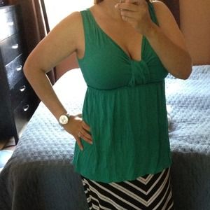 Green baby doll  tank
