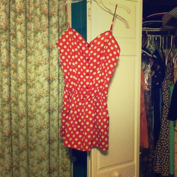 Size M Polka Dot Romper