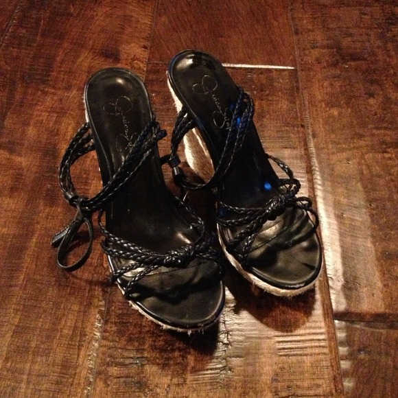 Jessica Simpson wedges