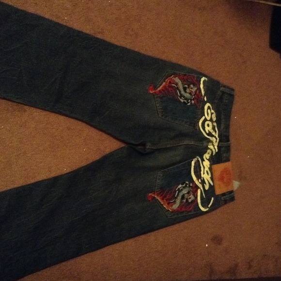 Like new Ed Hardy size 32 jeans