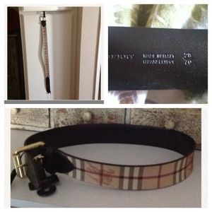 100% AUTHENTIC BURBERRY BELT.