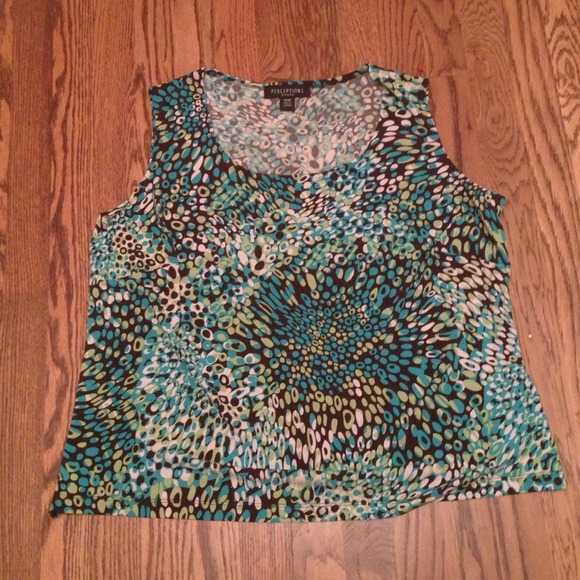Perceptions Sleeveless Top