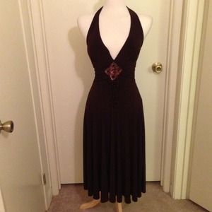 -SOLD-Beautiful brown dress