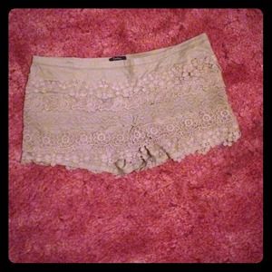 Crochet shorts