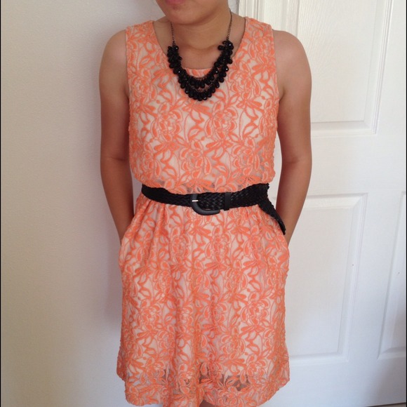 🚫🚫SOLD🚫🚫Tulle Lace Shift Dress M - Picture 2 of 4