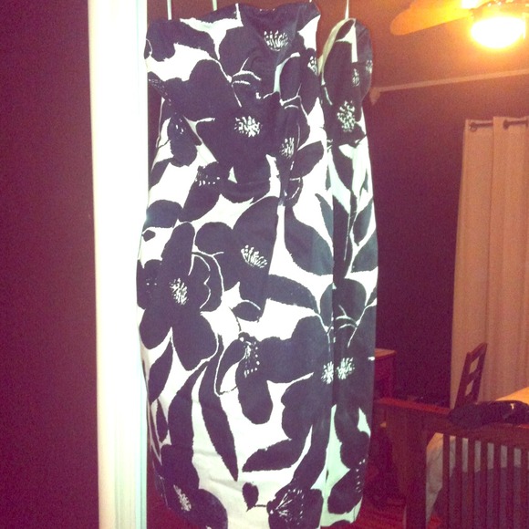 Express strapless dress