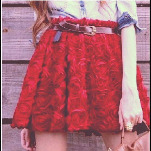 Dresses & Skirts - Super cute rose Reserved for alwayspolished