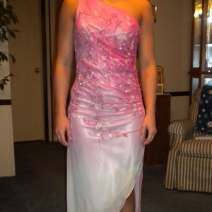 Pink Ombré Pageant/Prom Dress