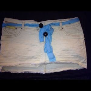 NWOT: Stress Yellow Skirt