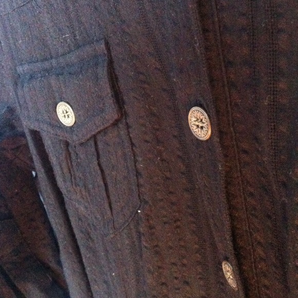 Black Shirt Dress - Picture 3 of 3